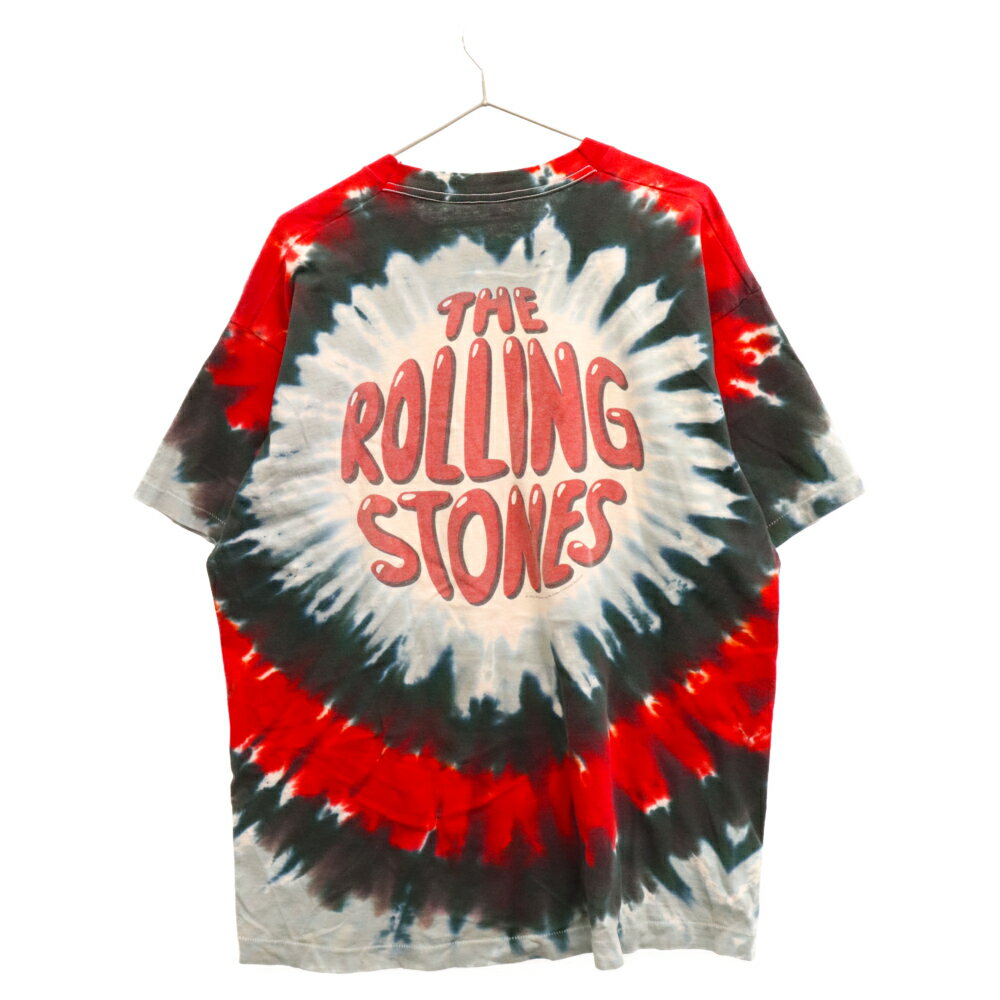 VINTAGE(ヴィンテージ) サイズ:XL 90s ROLLING STONE タイダイ染 ロゴプリント半袖Tシャツ マルチ【中古】【程度C】【カラーマルチカラー】【取扱店舗AWESOME原宿店】 2