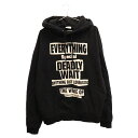 CELINE(セリーヌ) サイズ:XL 23AW メッセージプリント スウェット フーディ パーカー ブラック 2Y99D670Q【中古】【程度B】【カラーブラ...