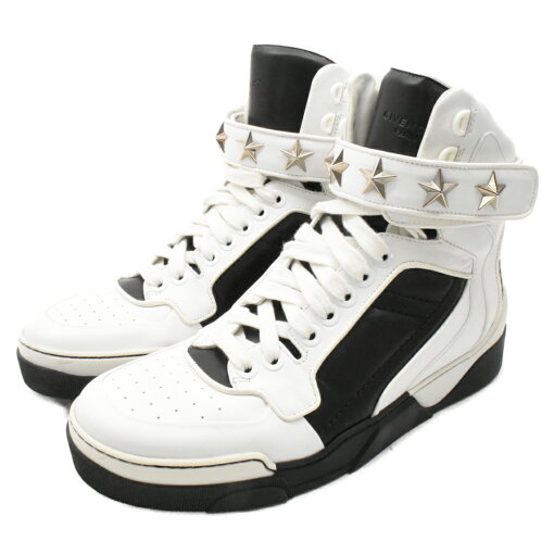 【楽天市場】GIVENCHY(ジバンシィ) サイズ:43 TYSON STARS HI タイソンスタッズ ハイカットスニーカー ホワイト ...