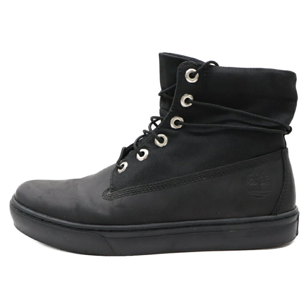 Timberland(ティンバーランド) サイズ:26.0cm 2.0CPSL ROLLTOP BOOTS ロールトップ マウンテン トレッキングブーツ ブラック US8/26cm 6424A【中古】【程度A】【カラーブラック】【オンライン限定商品】