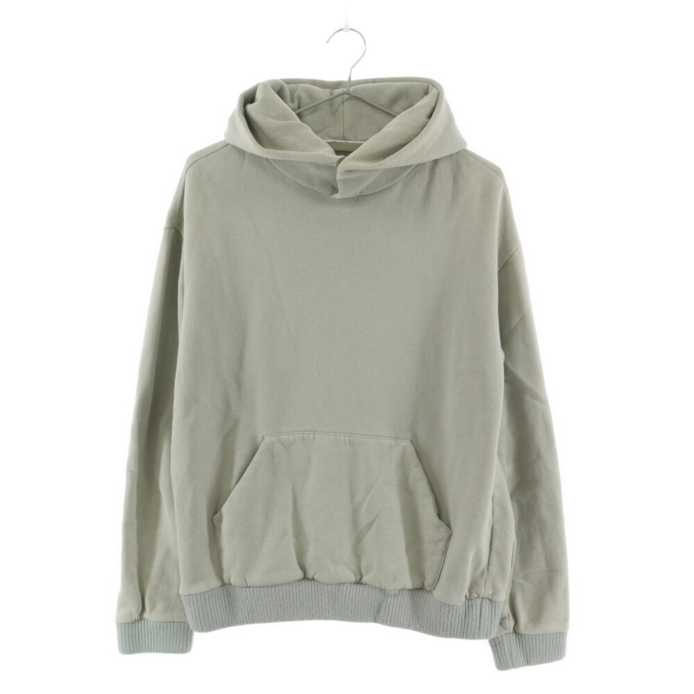 FEAR OF GOD(フィアオブゴッド) サイズ:L ×エルメネジルドゼニア バックロゴ カシミア混 スウェット プルオーバー パーカー グレー FZJ804【中古】【程度B】【カラーグレー】【取扱店舗BRING仙台店】