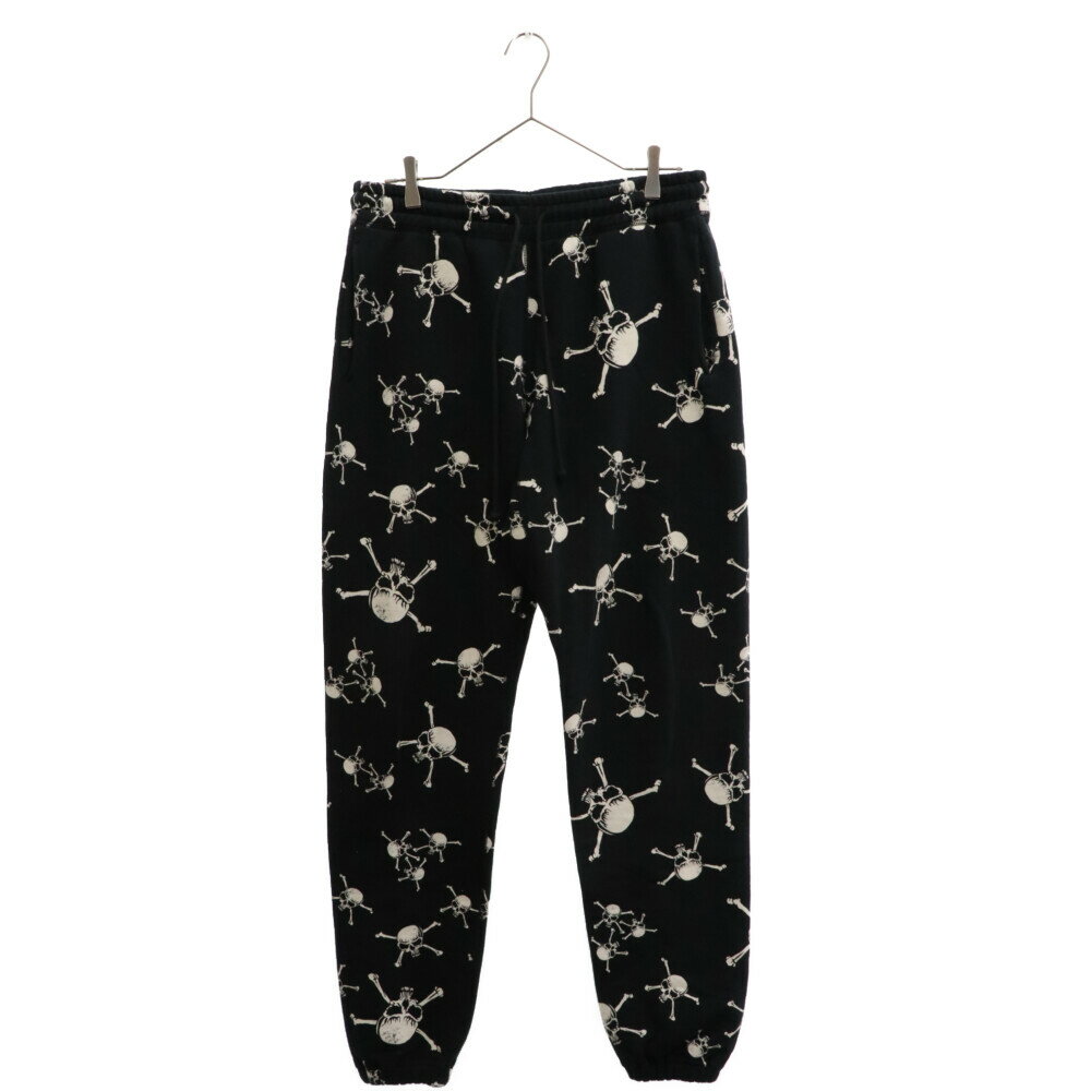 SAINT MICHAEL(Zg}CP) TCY:S 23AW SA SWEAT PANTS SKULL BLACK SM-A23-0000-C12 XJXEFbgpc ubNyÁzyxBzyJ[ubNzy戵X܌hz