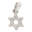 CHROME HEARTS(クロムハーツ) 18KWG STAR OF DAVID CHARM P D スターオブダビデチャーム PAVEダイヤ ホワイトゴールドネックレストップ【中古】【程度A】【カラーゴールド】【取扱店舗OneStyle新宿店】