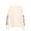 CHROME HEARTS(クロムハーツ) サイズ:L Y NOT ARM LOGO EMBROIDERY CASHMERE CREW SWEATER ワイノット ..