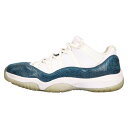 NIKE(ナイキ) サイズ:27.0cm AIR JORDAN11 RETRO LOW SNAKESKIN エアジョーダン11 スネークスキン ローカットスニーカー ホワイト/ブルー US9/27cm CD6846-102【中古】【程度B】【カラーホワイト】【オンライン限定商品】