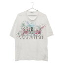 VALENTINO(ヴァレンチノ) サイズ:L 21SS ROMAN SKETCHES T-SHIRT プリント半袖Tシャツ ホワイト【中古】【程度B】【カラーホワイト】【取扱店舗新宿】