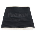 Alexander McQueen(ALT_[}bNC[) Neck Warmer With Graffiti Logo OteB[Svg lbNEH[}[ ubN 676479 3D62QyVÕi/ÁzyxSzyJ[ubNzyIC菤iz