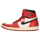 NIKE(ナイキ) サイズ:25.5cm 94年復刻 AIR JORDAN 1 CHICAGO エアジョーダン1 シカゴ ハイカットスニーカー US7.5/25.5cm ホワイト/レッド 130207-101【中古】【程度B】【カラーホワイト】【取扱店舗BRING KICKS】