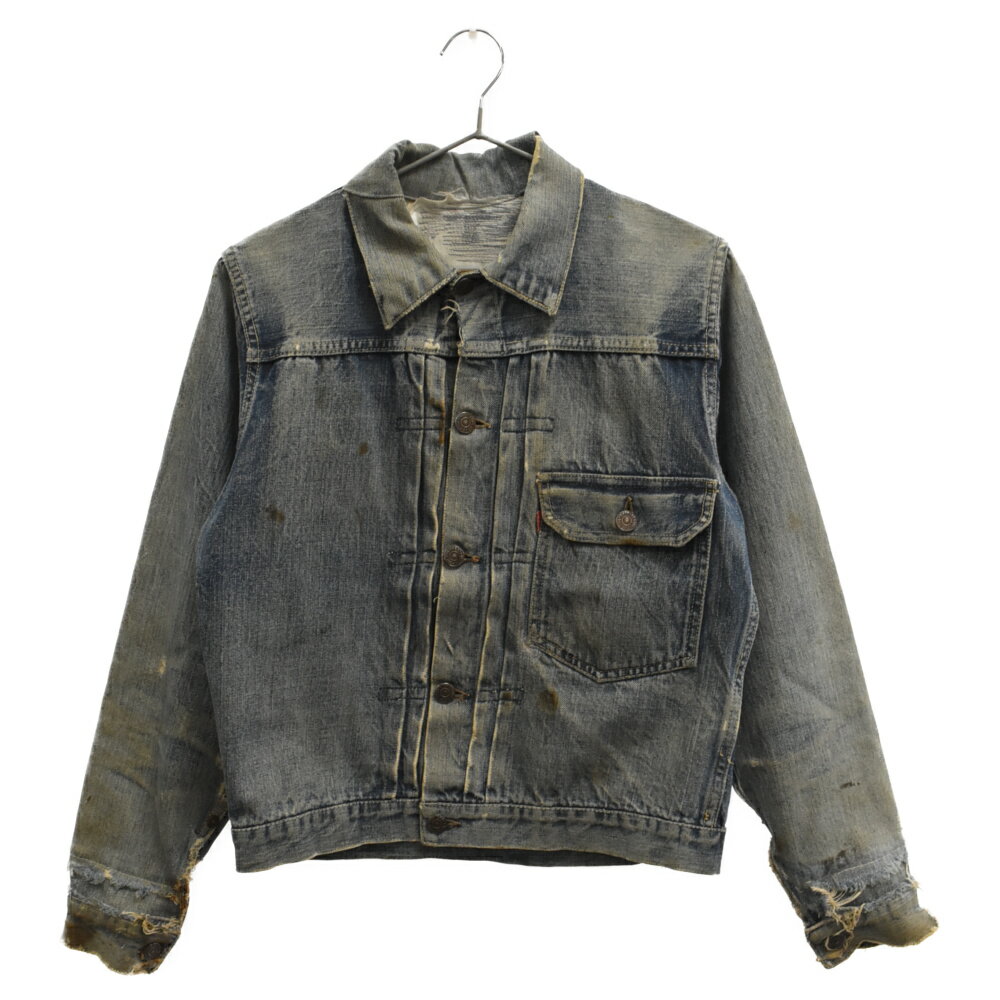 Levi's(リーバイス) 40s VINTAGE 506XX 1st 47モデル ヴィンテージ 針刺しシンチバック デニムジャケット ボタン裏ツメ刻印 インディゴブルー【中古】【程度C】【カラーブルー】【取扱店舗AWESOME原宿店】 1