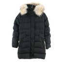 PYRENEX(ピレネックス) サイズ:36 GRENOBLE FUR INT 039 L グルノーブル ファー ダウンジャケット コート レディース ブラック HWQ026【中古】【程度A】【カラーブラック】【オンライン限定商品】