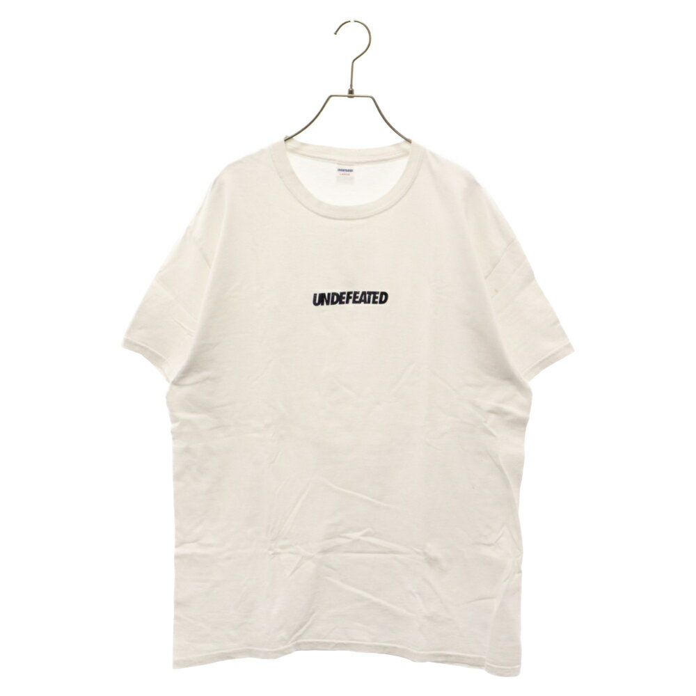 UNDEFEATED(アンディフィーテッド) サイズ:L HOLOGRAPHIC LOGO ホログラフィック ロゴプリント 半袖Tシャツ カットソー ホワイト 186078001040