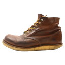 RED WING(レッド ウイング) サイズ:26.0cm 9111 6inch PLAIN TOE 6インチプレーントゥ レースアップ ブーツ ブラウン US8D/26.0cm【中古】【程度B】【カラーブラウン】【オンライン限定商品】