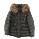 MONCLER(モンクレール) サイズ:0 CHARENTE シャラント ファー付き ダウンジャケッ ...