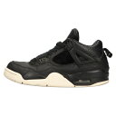 NIKE(ナイキ) サイズ:27.5cm AIR JORDAN 4 PREMIUM PINNACLE PONY HAIR ナイキ エアジョーダン 4 レトロ プレミアム ピナクル ポニーヘア ローカットスニーカー 819139-010 ブラック【中古】【程度B】【カラーブラック】【取扱店舗原宿】