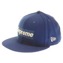 SUPREME(シュプリーム) サイズ:7 3/8 17SS×NEWERA PLAYBOY BOX LOGO ニューエラ プレイボーイ ボックスロゴ ベースボールキャップ 帽子 ブルー【中古】【程度B】【カラーブルー】【取扱店舗BRING福岡天神店】