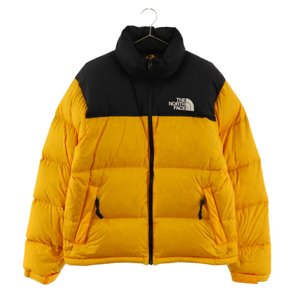 THE NORTH FACE(ザノースフェイス) サイズ:S 700FILL NUPTSE JACKET レトロヌプシ ダウンジャケット イエロー NF0A3C8D【中古】【程度B】【カラーイエロー】【オンライン限定商品】