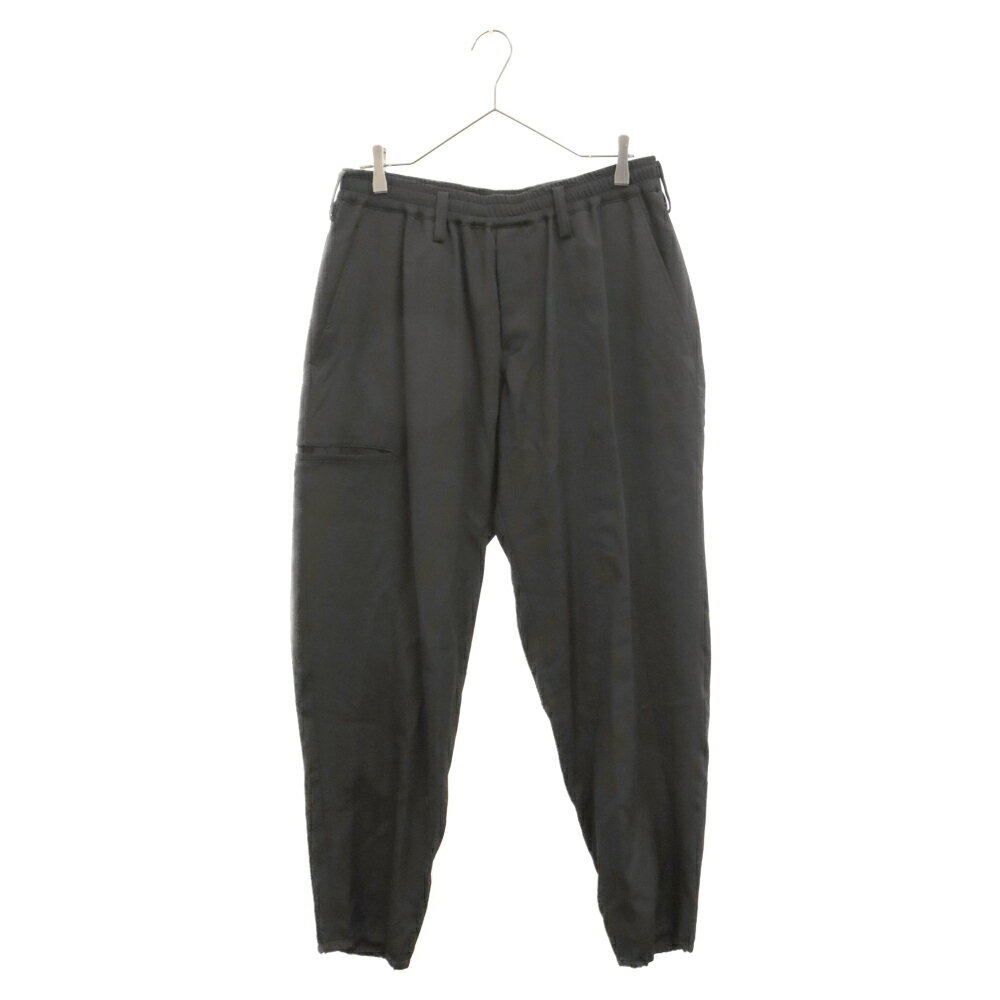 【中古】REGULATION Yohji Yamamoto MEN サイズ:2 GABARDINE STRING PANTS HJ-P02-140 ドローストリング パンツ ブラック