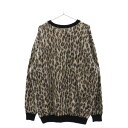 WACKO MARIA(ワコマリア) サイズ:XL LEOPARD MOHAIR KNIT SWEATER レオパード モヘア ニットセーター ベージュ【中古】【程度A】【カラーベージュ】【取扱店舗BRINGアメリカ村店】 2