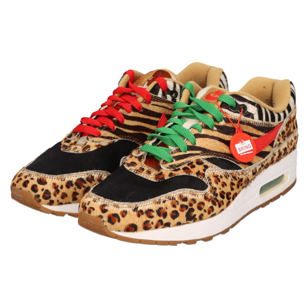 NIKE(ナイキ) サイズ:27.5cm ×atmos AIR MAX 1 DLX ANIMAL アトモス エアマックス 1 アニマル ローカットスニーカー ブラウン US9.5 AQ0928-700【中古】【程度A】【カラーブラウン】【取扱店舗BRING梅田茶屋町店】 3