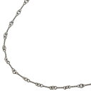 CHROME HEARTS(クロムハーツ) サイズ:20.0inch 18KWG NECKCHAIN T20 ツイストチェーン20inch ホワイトゴールドネックレス【中古】【程度B】【カラーシルバー】【取扱店舗OneStyle新宿店】