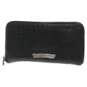 CHROME HEARTS(クロムハーツ) REC F ZIP ALLIGATOR ラウンドジップ レザー財布 ウォレット ブラック【中古】【程度A】【カラーブラック】【取扱店舗BRING福岡天神店】