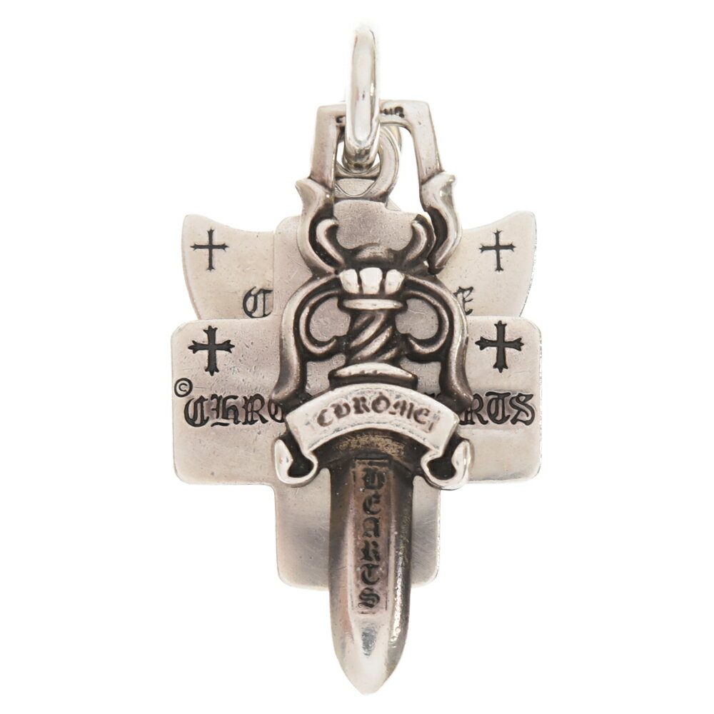 CHROME HEARTS(クロムハーツ) 3TRINKETS 3トリンケッツ ネックレス ペンダント トップ シルバー【中古】【程度B】【カラーシルバー】【取扱店舗BRING仙台店】