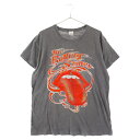 VINTAGE(ヴィンテージ) 90S VINTAGE The Roling Stones ヴィンテージ ローリングストーンズ プリント半袖Tシャツカットソー グレー