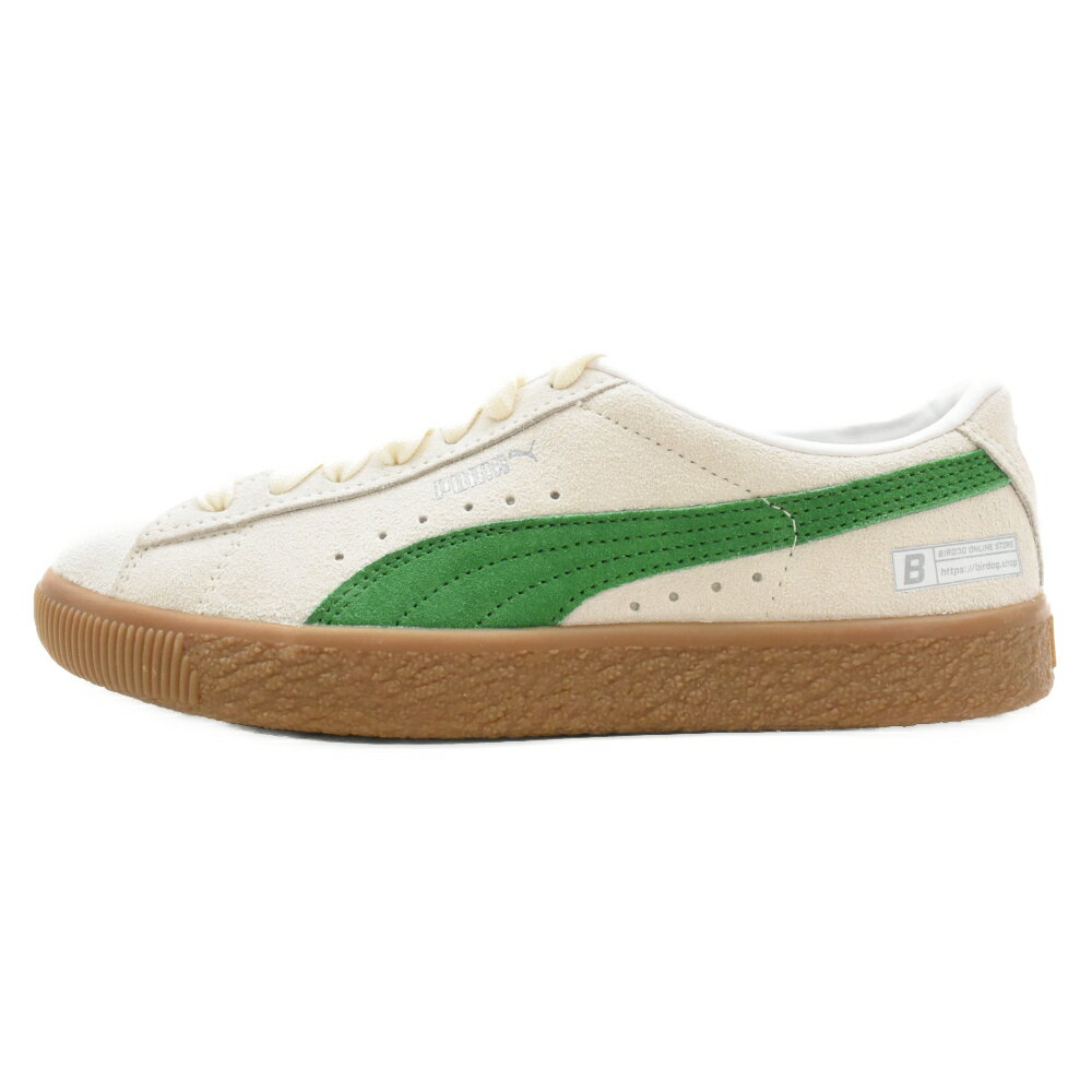 PUMA(プーマ) サイズ:23.5cm SUEDE VTG ATMOS BIRDOG FR2 391916-01 アトモス バードッグ エフアールツー スウェードローカットスニーカー US5.5/23.5cm【新古品/中古】【程度S】【カラーホワイト】【オンライン限定商品】