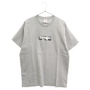 SUPREME(シュプリーム) サイズ:M 21SS Emilio Pucci Box Logo Tee エミリオ プッチ ボックスロゴ半袖Tシャツ グレー【中古】【程度A】【カラーグレー】【取扱店舗渋谷】