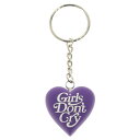 Girls Don 039 t Cry(ガールズドントクライ) Heart Keychain ハートキーチェーン キーホルダー パープル【新古品/中古】【程度S】【カラーパープル】【取扱店舗原宿】