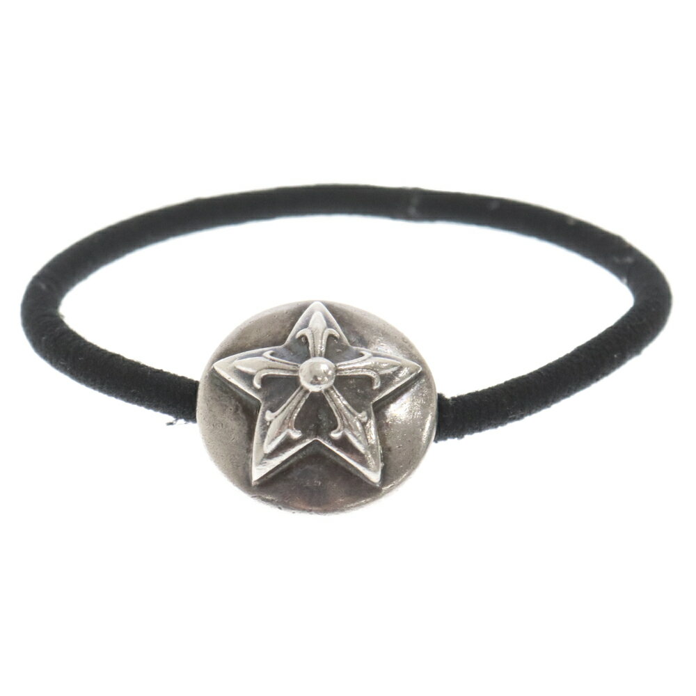 CHROME HEARTS(クロムハーツ) HAIRBAND/スターボタンヘアゴム コンチョ シルバー【中古】【程度B】【カラーシルバー】【取扱店舗原宿】