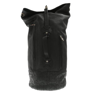 CHROME HEARTS(クロムハーツ) Cementary Cross Backpack bag Leather セメタリークロスバックパックレザー ブラック【中古】【程度B】【カラーブラック】【取扱店舗OneStyle原宿店】