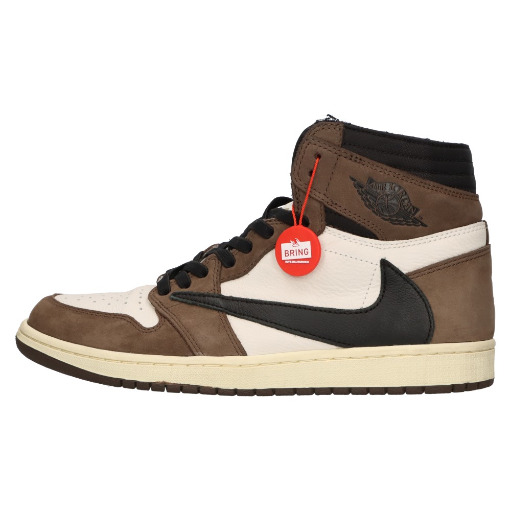 NIKE(ʥ) :28.5cm TRAVIS SCOTT AIR JORDAN 1 RETRO HIGH OG TS SP ȥå 硼1 ȥ ϥåȥˡ ֥饦 CD4487-100 US10.5/28.5cmšۡAۡڥ顼֥饦ۡڼ谷ŹBRINGʡŷŹ