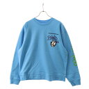 CHROME HEARTS(クロムハーツ) サイズ:XL ×MATTY BOY BRAIN NEW U CREW マッティボーイ ブレインニュー スウェットトレーナー ブルー【新古品/中古】【程度S】【カラーブルー】【取扱店舗BRING心斎橋店】
