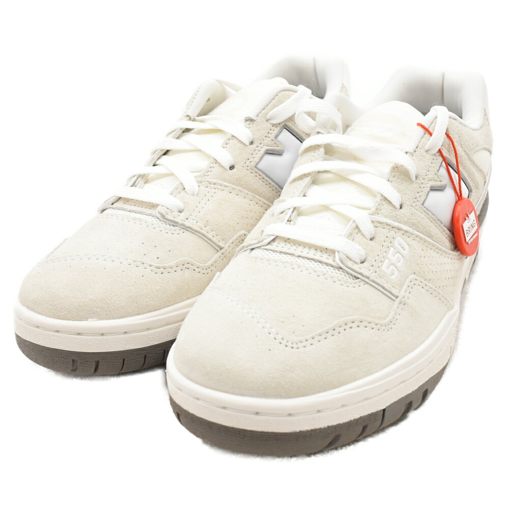 New Balance(ニューバランス) サイズ:28.0cm BB550LWT レザーレースアップローカットスニーカー ホワイト ブラック US10/28cm【新古品/中古】【程度S】【カラーマルチカラー】【取扱店舗BRING KICKS】 3