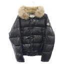 MONCLER(モンクレール) サイズ:2 BULGARIE ファーフードダウンジャケット ブラック ...