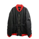 PRADA(プラダ) サイズ:M 21AW Triangular Plate Nylon Bomb Blouson 三角プレート ナイロンボンバーブルゾン SGC100 S222 1WQ8【中古】【程度A】【カラーブラック】【取扱店舗BRING心斎橋店】