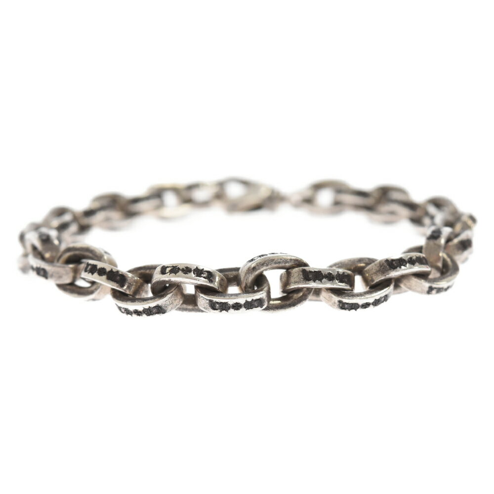 CHROME HEARTS(クロムハーツ) サイズ:8inch LARGE PAPER CHN 8inch ラージペーパーチェーン ブレスレット シルバー【中古】【程度B】【カラーシルバー】【取扱店舗BRINGアメリカ村店】