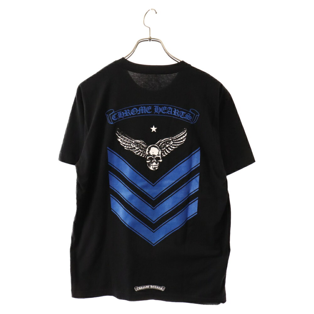 CHROME HEARTS(クロムハーツ) サイズ:L FOTI COLL TEE フォティ半袖Tシャツ ブラック【中古】【程度B】【カラーブラック】【取扱店舗OneStyle新宿店】