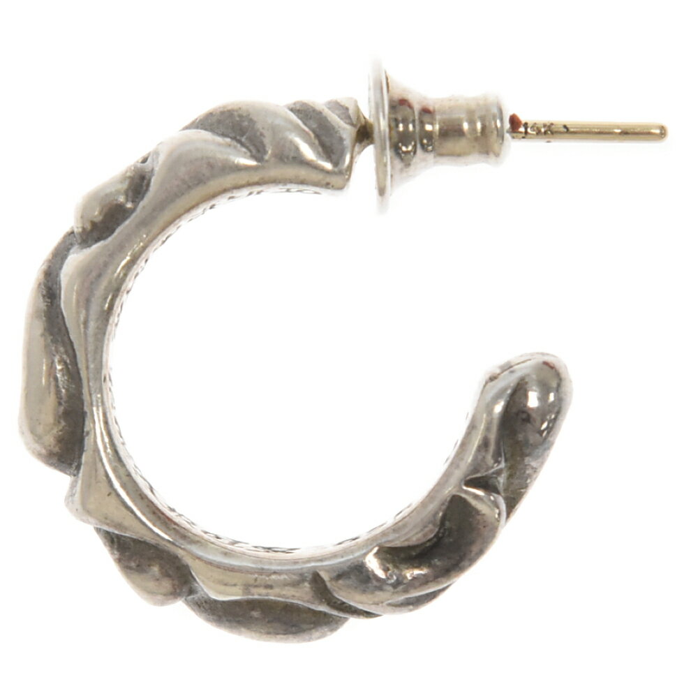 CHROME HEARTS(クロムハーツ) HOOP SCROOL 1 スクロールフープ ピアス シルバー【中古】【程度A】【カラーシルバー】【取扱店舗BRING渋谷ANNEX店】