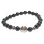 CHROME HEARTS(クロムハーツ) サイズ:8mm 8mm BEAD ONYX BRACELET 8mm オニキスビーズブレスレット ブラック/シルバー【中古】【程度A】【カラーブラック】【取扱店舗原宿】