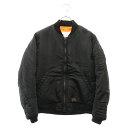 WTAPS(ダブルタップス) サイズ:M 14AW YOUTHFULL DAYZ MA-1 JACKET NYLON TWILL フライトジャケト ミリタリー ブラック 142GWDT-JKM04【中古】【程度A】【カラーブラック】【オンライン限定商品】