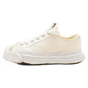 MIHARA YASUHIRO(ミハラヤスヒロ) サイズ:41 HANK original sole toe cap sneaker LOW canvas ローカットスニーカー A05FW702 ホワイト【中古】【程度B】【カラーホワイト】【取扱店舗BRING渋谷ANNEX店】