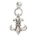 CHROME HEARTS(クロムハーツ) BS FLUER w BALE BSフレアペンダント Wベイル ペンダントネックレストップ【中古】【程度B】【カラーシルバー】【取扱店舗OneStyle原宿店】