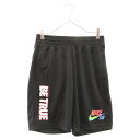 NIKE SB(ナイキエスビー) サイズ:M Be True Sunday Shorts ロゴプリント ビートゥルー ハーフパンツ ブラック DV1881-010【新古品/中古】【程度S】【カラーブラック】【オンライン限定商品】