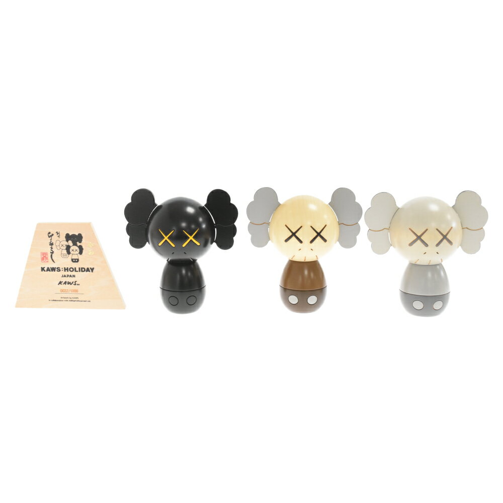 KAWS(カウズ) HOLIDAY JAPAN kokeshi 1000体限定 こけし ウッド 木【新古品/中古】【程度N】【カラーマルチカラー】【取扱店舗BRING梅田茶屋町店】