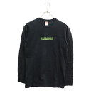 SUPREME(シュプリーム) サイズ:S 18AW 1994 L/S Tee ロゴプリント長袖Tシャツ ブラック【中古】【程度B】【カラーブラック】【取扱店舗BRING梅田茶屋町店】