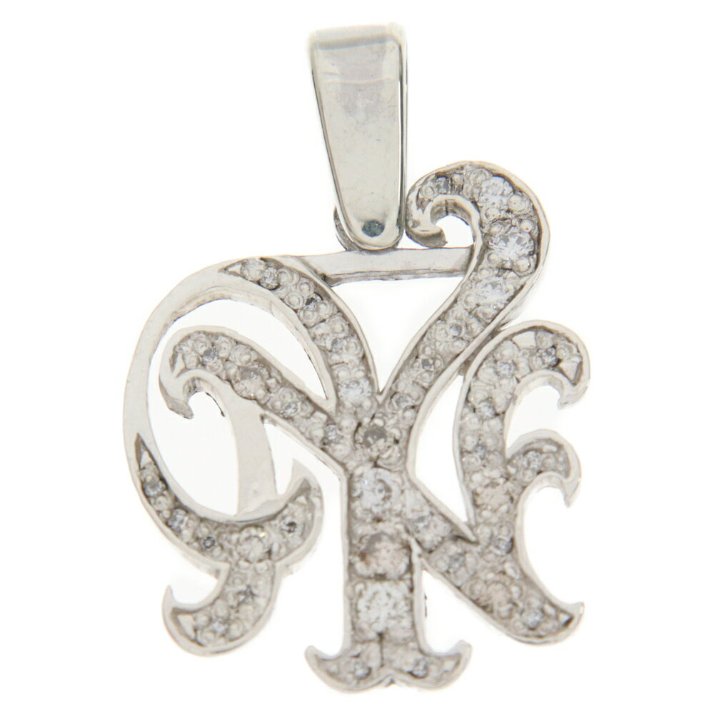 A's(オーサム) SV NY LOGO PENDANT PAVE DIA ニューヨーク イニシャルロゴペンダント PAVEダイヤ シルバー【新古品/中古】【程度N】【カラーシルバー】【取扱店舗AWESOME原宿店】