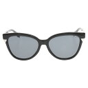FENDI(フェンディ) サイズ:56□17 Round Sunglasses ラウンドサングラス アイウェア ブラック D28BN【中古】【程度A】【カラーブラック】【オンライン限定商品】