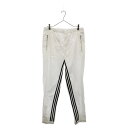 PRADA(プラダ) サイズ:L 21AW×adidas Re-Nylon pants アディダス 3ストライプ リナイロン トラックパンツ ホワイト SPH155【新古品/中古】【程度S】【カラーホワイト】【取扱店舗BRING渋谷ANNEX店】